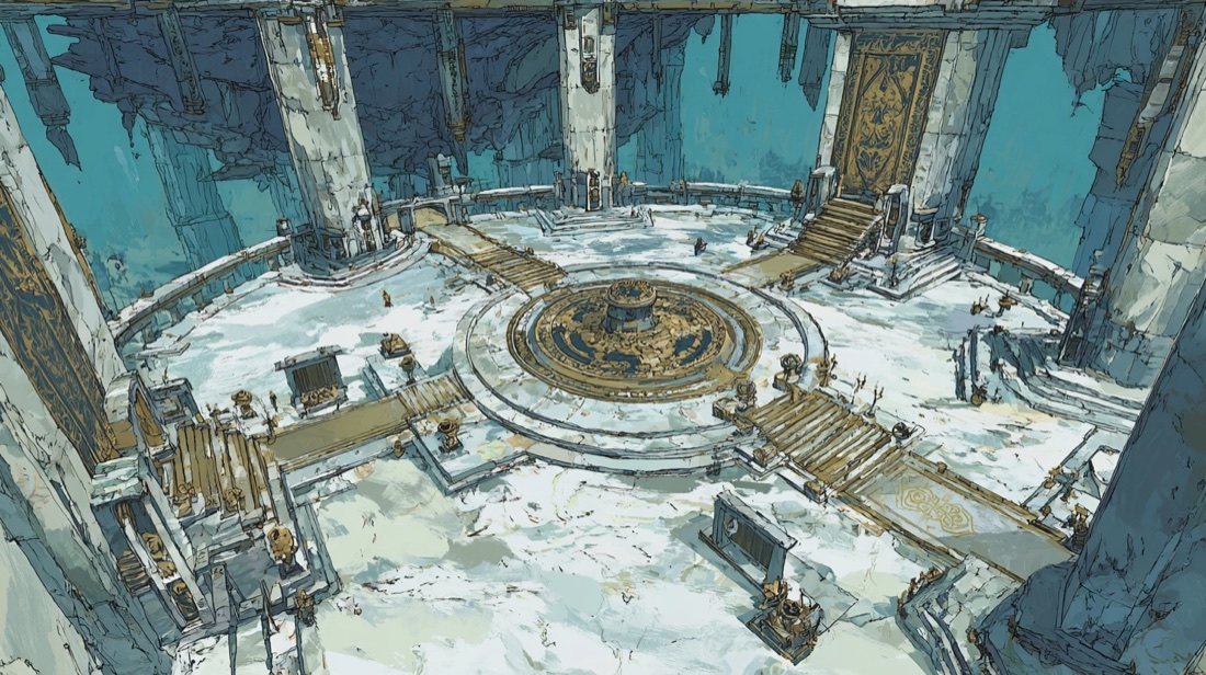 A page from Zeus's graphic-novel myth