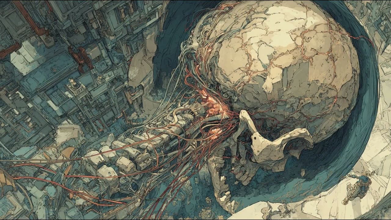 The Skull That Cracked Open the Future — poster frame