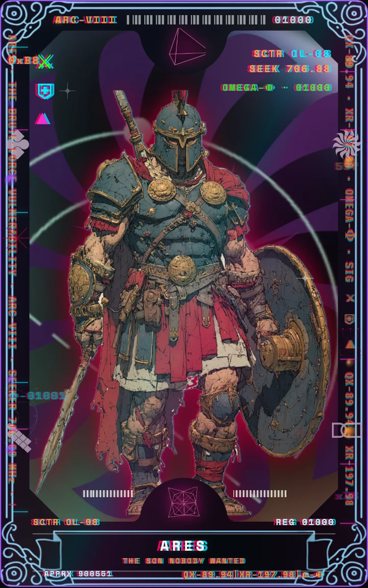 VIII · Ares — Kyber card front