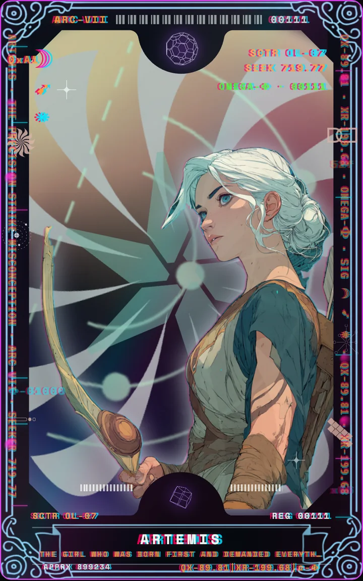 VII · Artemis — Kyber card front