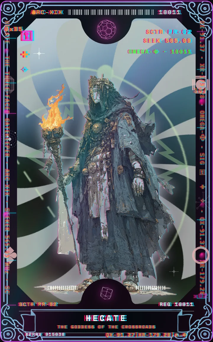 XIX · Hecate — Kyber card front