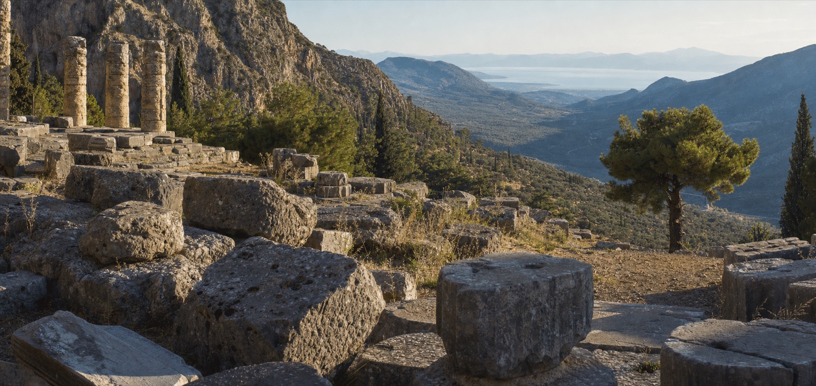 Delphi reconstructed in its original glory — the Chronos overlay